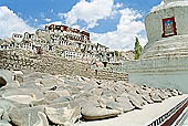 Ladakh - Tikse  Gompa built on a mountain spur 